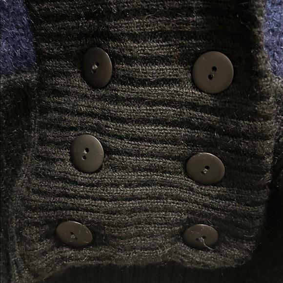 Retro Geometric Patterned Cardigan - Multicolor - Picture 5 of 7